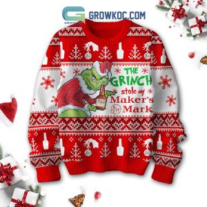 The Grinch Stole My Maker’s Mark Christmas Ugly Sweater