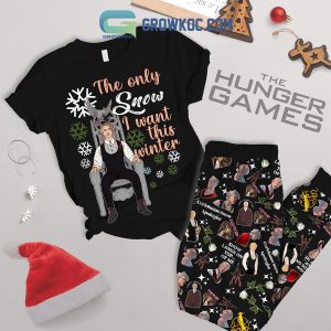 The Hunger Games Only Snow I Want Fleece Pajamas Set