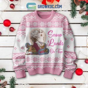 The Hunger Games Snow Lands On Top Ugly Sweater