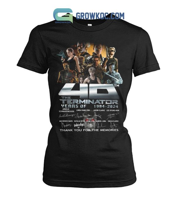 The Terminator 40 Years Of The Memories T-Shirt
