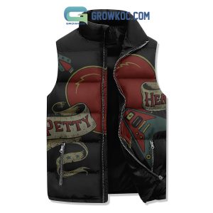 Tom Petty And The Heartbreakers Sleeveless Puffer Jacket