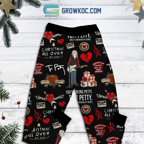 Tom Petty It’s Christmas Time Again Fleece Pajamas Set