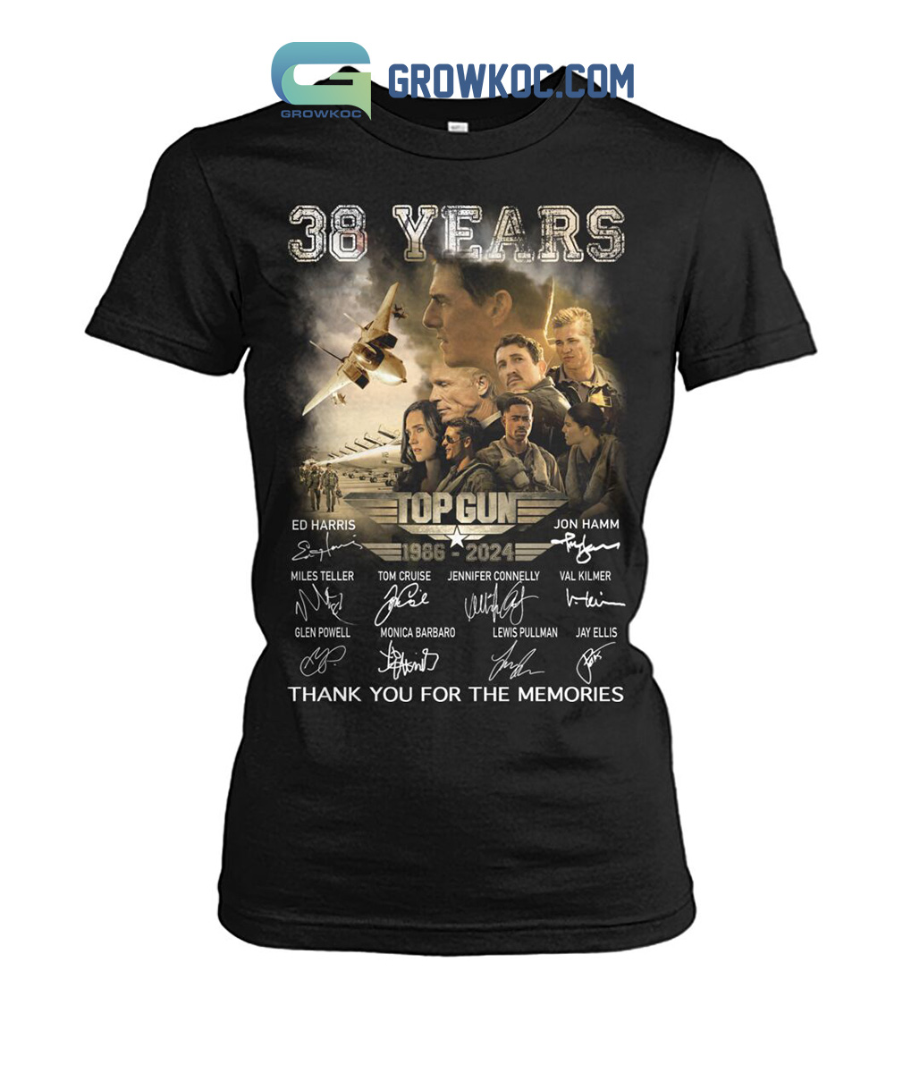 Top Gun US Navy Cruise Tom Growkoc - T-Shirt Anniversary 38th