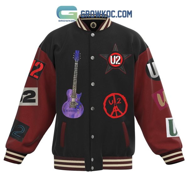 U2 UV Achtung Baby 2024 Tour Baseball Jacket