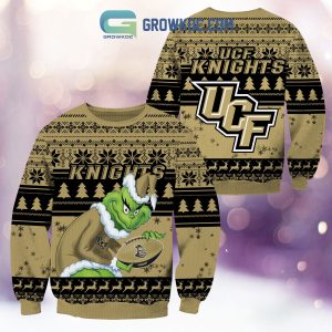 UCF Knights Grinch NCAA Christmas Ugly Sweater