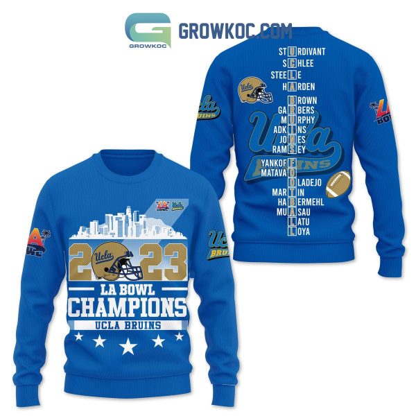 UCLA Bruins 2023 LA Bowl Champions Hoodie Shirts