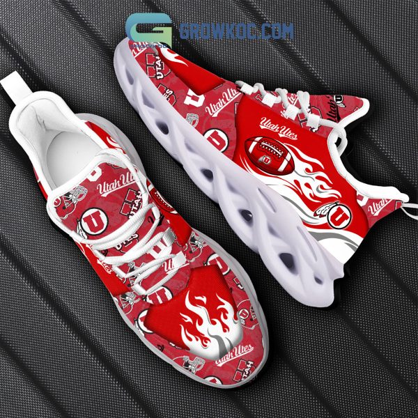 Utah Utes Fan Personalized Max Soul Sneaker