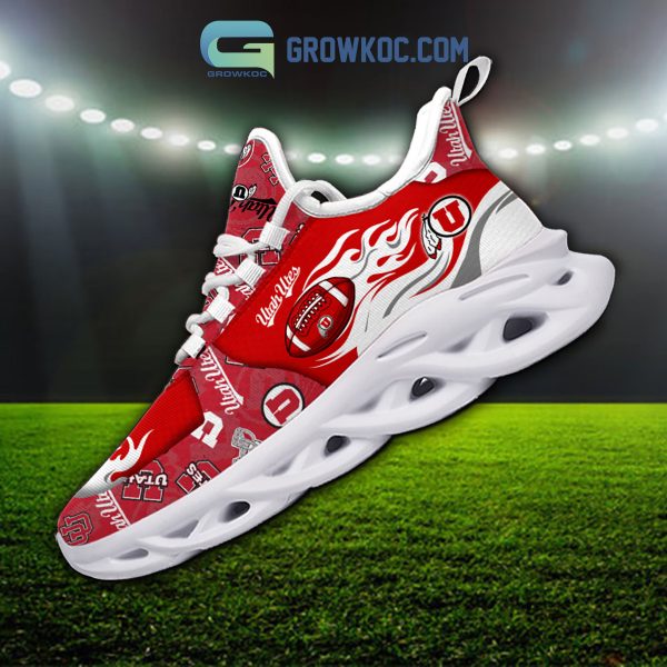 Utah Utes Fan Personalized Max Soul Sneaker