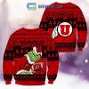 Utah State Aggies Grinch NCAA Christmas Ugly Sweater