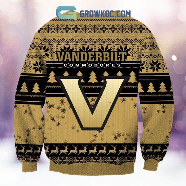 Vanderbilt Commodores Grinch NCAA Christmas Ugly Sweater