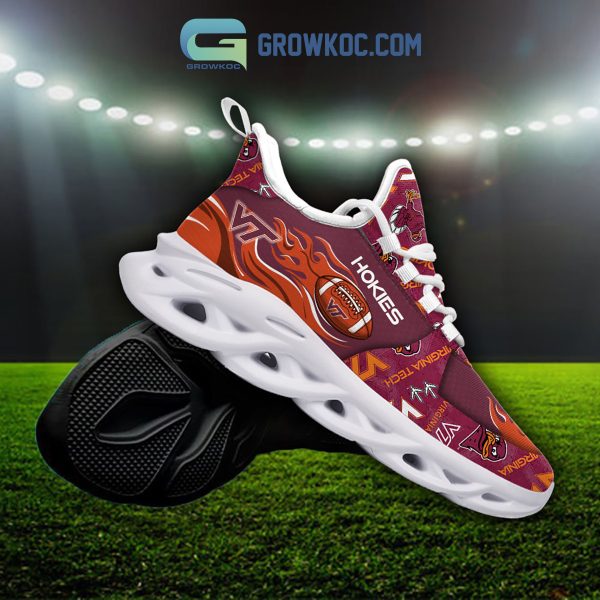 Virginia Tech Hokies Fan Personalized Max Soul Sneaker