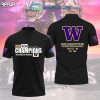 2024 National Champions Washington Huskies Polo Shirt