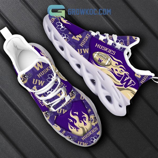 Washington Huskies Fan Personalized Max Soul Sneaker