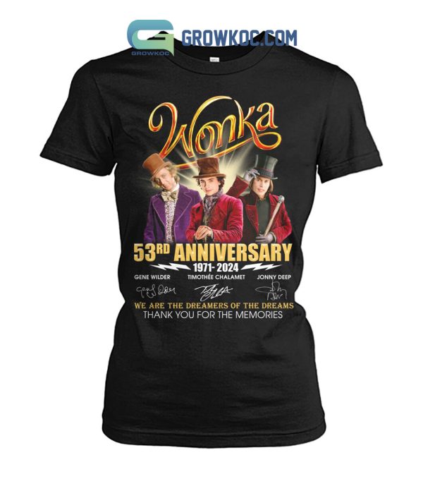 Wonka 53 Years Of The Memories T-Shirt
