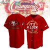 San Francisco 49ers NFC Champions 2023 Baseball Jersey