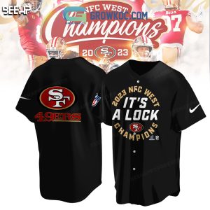 2023 NFC West Champions San Francisco 49ers It’s A Lock Baseball Jersey