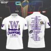 Washington Huskies 2023 Pac 12 Championship Game Black Design Polo Shirts