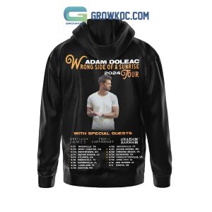Adam Doleac Wrong Side Of A Sunrise Tour 2024 Hoodie Shirts