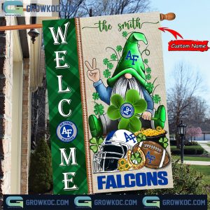 Air Force Falcons St. Patrick’s Day Shamrock Personalized Garden Flag