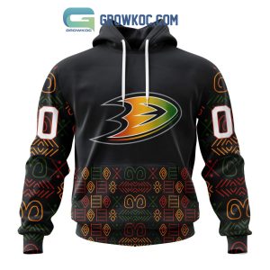 Anaheim Ducks Black History Month Personalized Hoodie Shirts