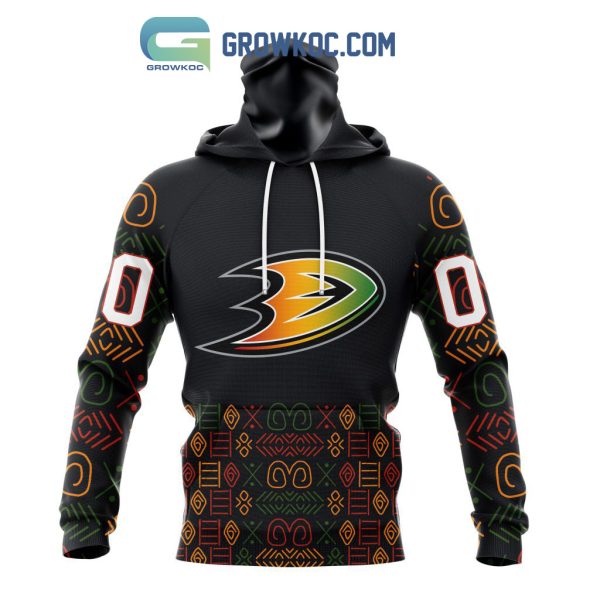 Anaheim Ducks Black History Month Personalized Hoodie Shirts