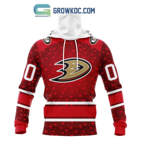 Anaheim Ducks Valentines Day Fan Hoodie Shirts