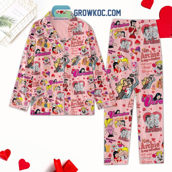Archie Comics Veronica Valentine Polyester Pajamas Set