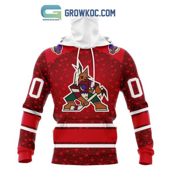 Arizona Coyotes Valentines Day Fan Hoodie Shirts