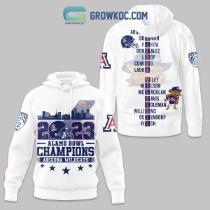 Arizona Wildcats 2023 Alomo Bowl Champions Hoodie Shirts