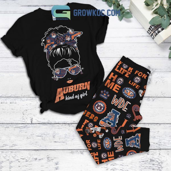 Auburn Tigers Kind Fleece Pajamas Set