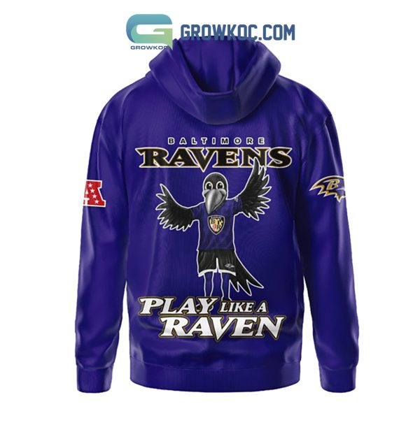 Baltimore Ravens AFC North Champs 2023 Play Hoodie Shirts