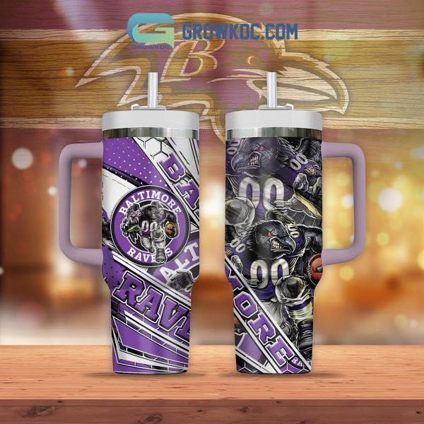 Baltimore Ravens Fan Love 40oz Tumbler