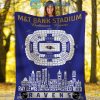 Arizona Cardinals State Farm Stadium Legends Fleece Blanket Quilt