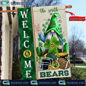 Baylor Bears St. Patrick’s Day Shamrock Personalized Garden Flag