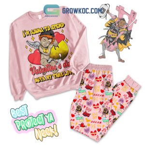 Best Protect Ya Neck Valentine Fleece Pajamas Set Long Sleeve