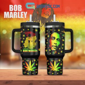 Bob Marley Love Grass Fan 40oz Tumbler