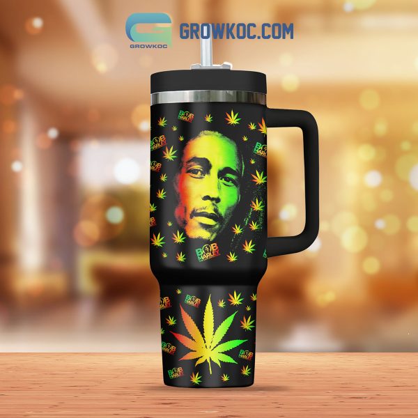 Bob Marley Love Grass Fan 40oz Tumbler