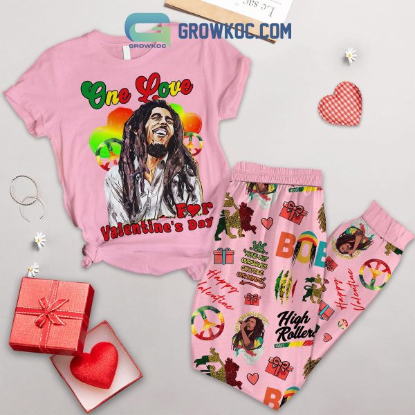 Bob Marley One Love Fleece Pajamas Set