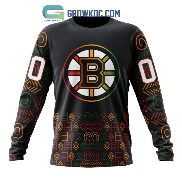 Boston Bruins Black History Month Personalized Hoodie Shirts