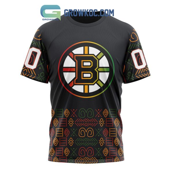 Boston Bruins Black History Month Personalized Hoodie Shirts