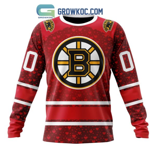 Boston Bruins Valentines Day Fan Hoodie Shirts