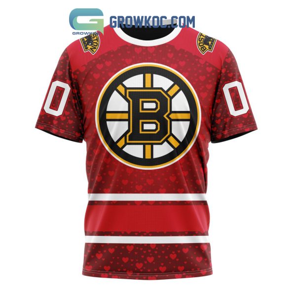 Boston Bruins Valentines Day Fan Hoodie Shirts