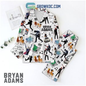Bryan Adams Fan Polyester Pajamas Set