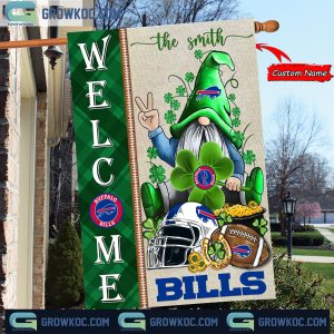 Buffalo Bills St. Patrick’s Day Shamrock Personalized Garden Flag