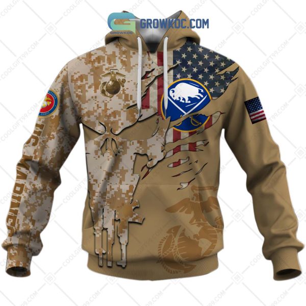 Buffalo Sabres Marine Corps Personalized Hoodie Shirts