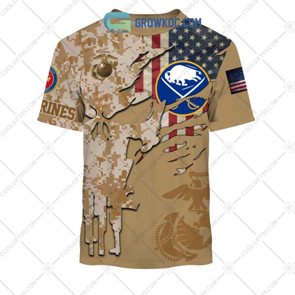 Buffalo Sabres Marine Corps Personalized Hoodie Shirts