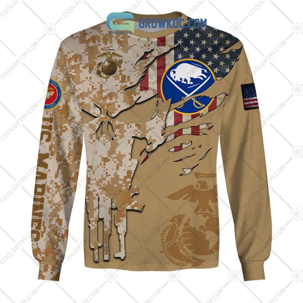 Buffalo Sabres Marine Corps Personalized Hoodie Shirts