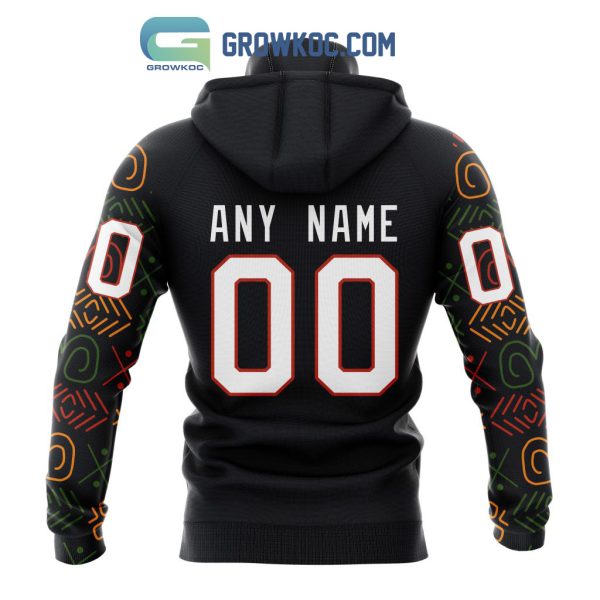 Calgary Flames Black History Month Personalized Hoodie Shirts