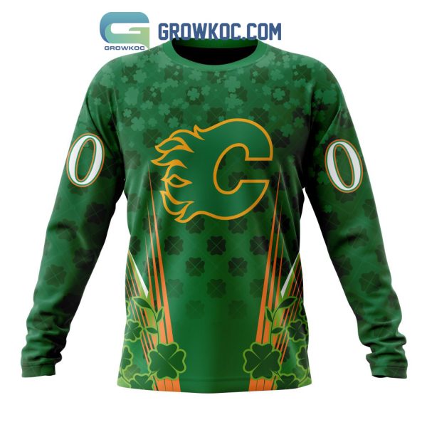 Calgary Flames St. Patrick’s Day Personalized Hoodie Shirts