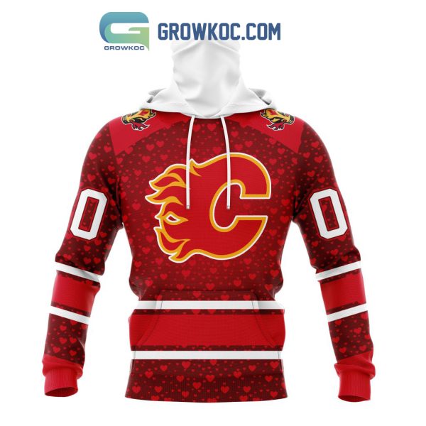 Calgary Flames Valentines Day Fan Hoodie Shirts